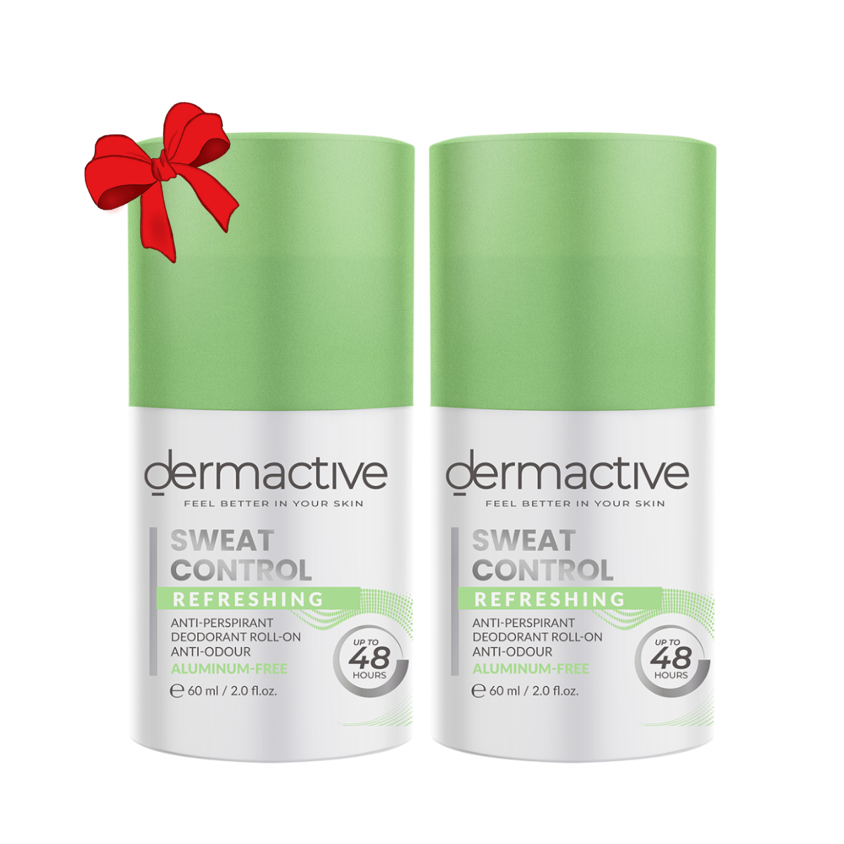 Dermactiv Sweat Control Refreshing Aluminum Free Roll 1+1 On 60Ml
