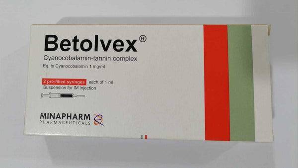 Betolvex 1Mg 2 Syringes