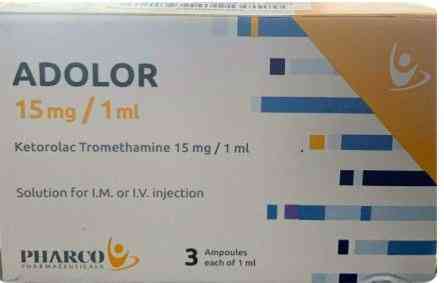 ADOLOR 15MG 3AMP