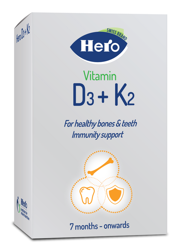 Hero Vitamin D3+K2 10Ml Drops
