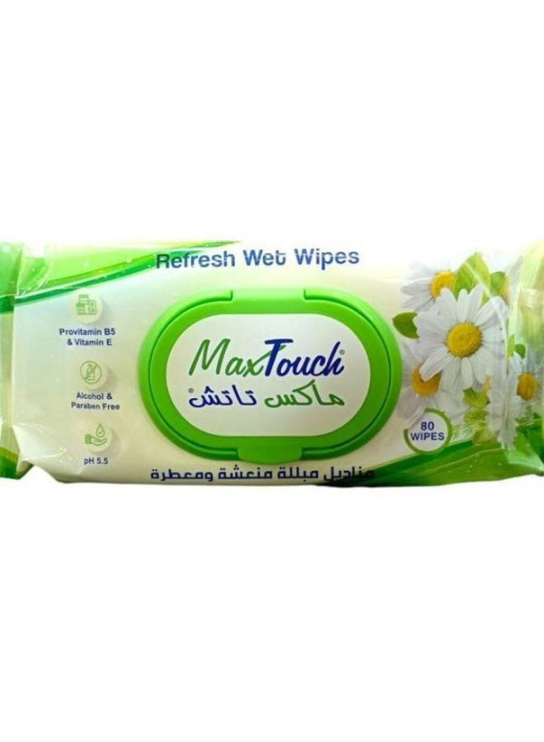 ماكس تاتش مناديل 80 كبار بغطاء