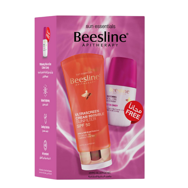 بيزلين صن بلوك+رول اون نعومه القطن