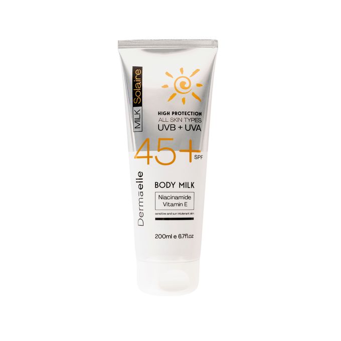 ديرما ايل واقي شمس للجسم ميلك 200مل SPF45