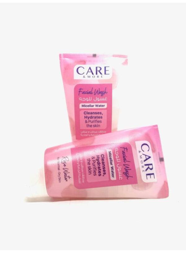 كير اند مور غسول وجه بماء الورد 150 مل