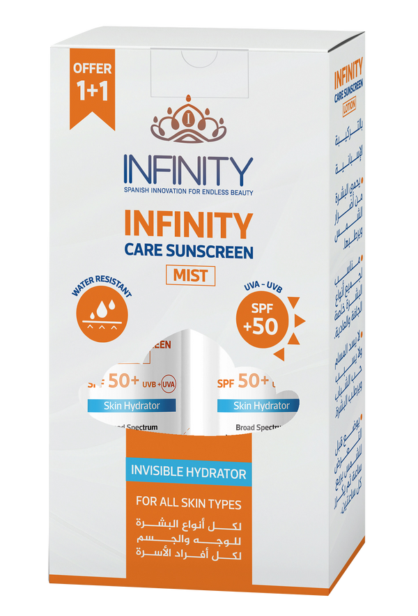 Infinity Care Sunscreen Mist 120Ml (1+1)