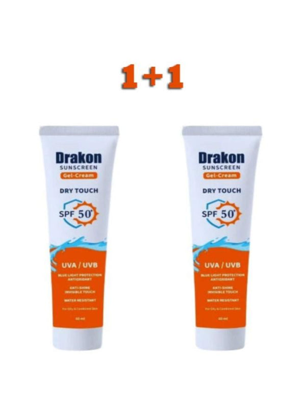 دراكون صن بلوك جل كريم 60مل عرض 1+1