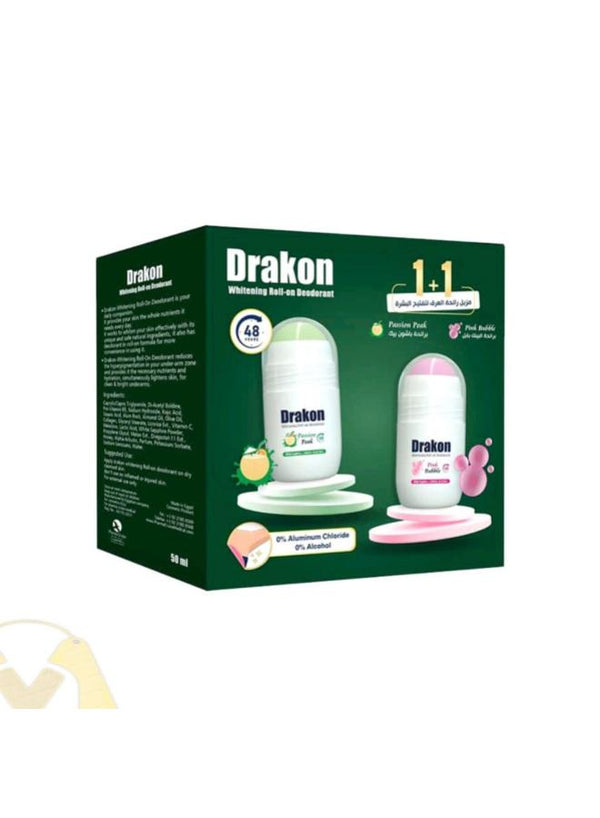 دراكون رول اون باشين بينك+باشين اخضر بابلى