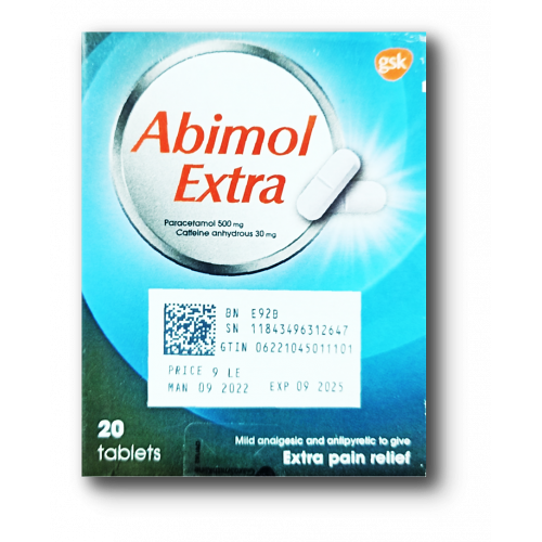 Abimol Extra 500Mg 20Tab