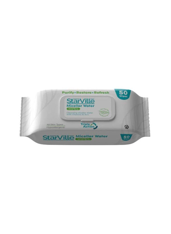 Starville Micellar Water Wipes 50 مؤقت Pieces