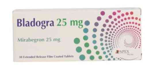 BLADOGRA 25 MG 30 TABS
