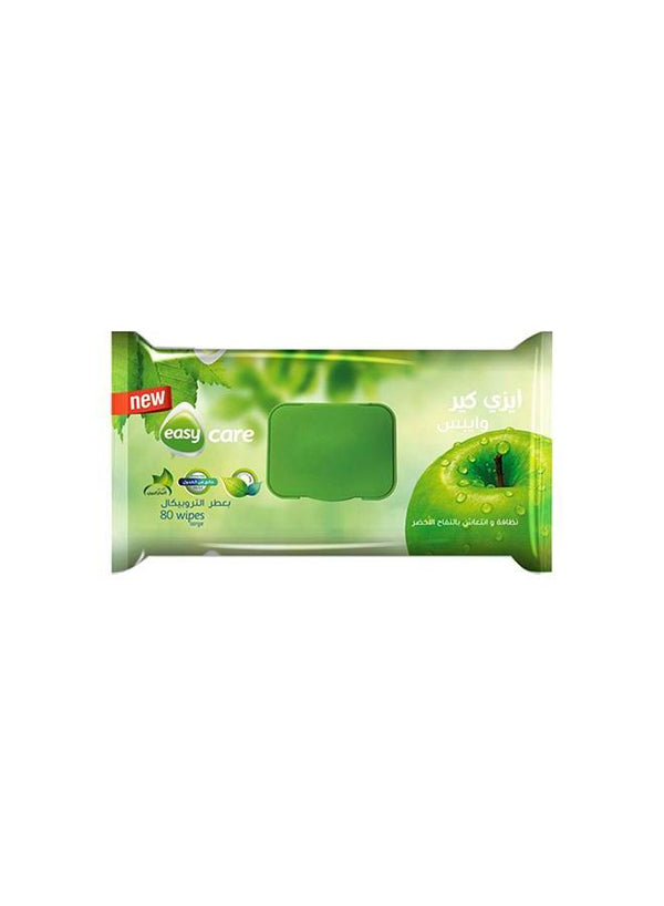 ايزى كير 80 مناديل بغطاء اخضر