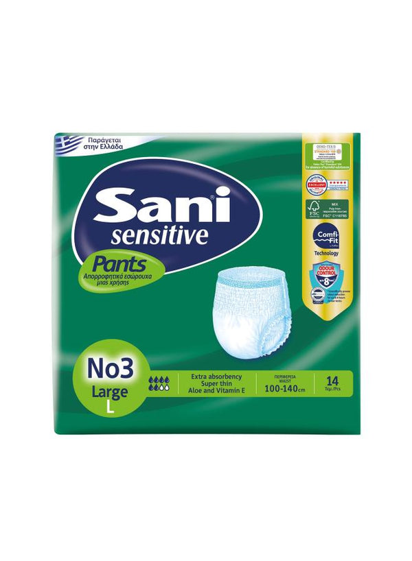 حفاضات كبار سانى شورت 14ق L