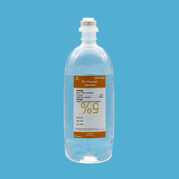 Glucose 5% بدون كاب