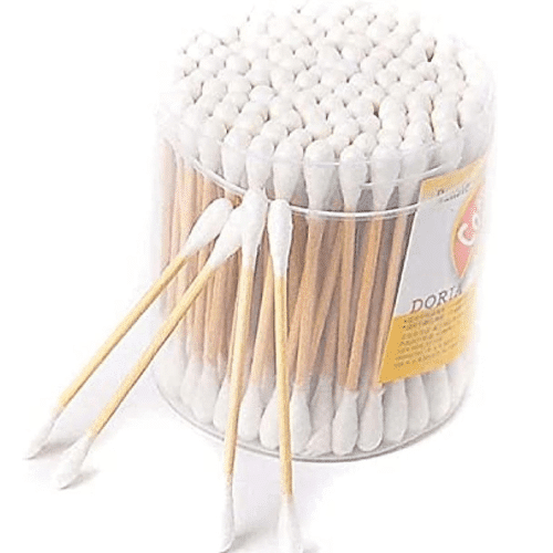 قطن اذن خشب 100 عود