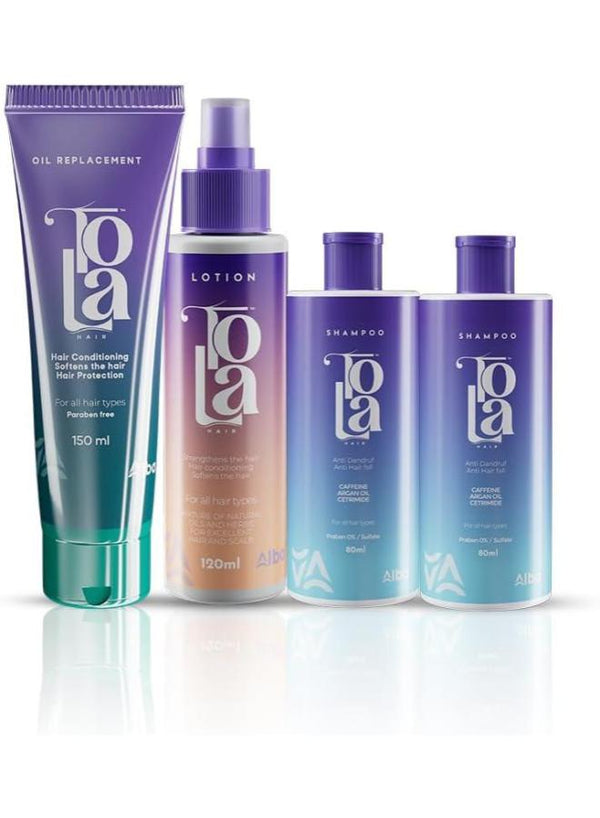 تولا بديل زيت 150مل +لوشن شعر+شامبو قشره