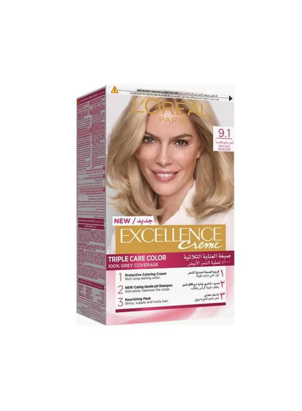 لوريال اكسلانس اشقر رمادى فاتح جدا 9.1