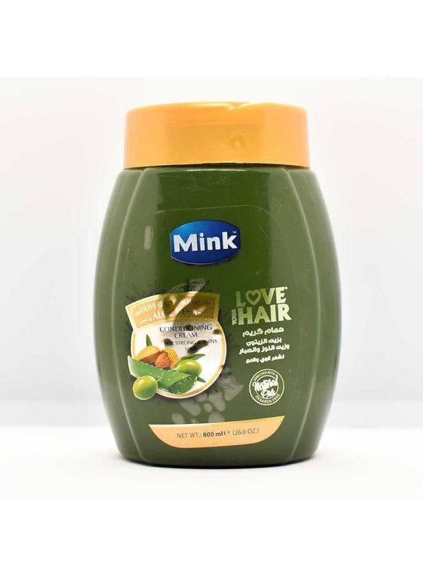 مينك حمام كريم 800جم زيتون و صبار