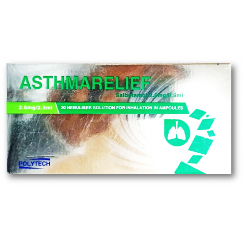 ASTHMARELIEF 2.5MG/2.5MG 20AMP