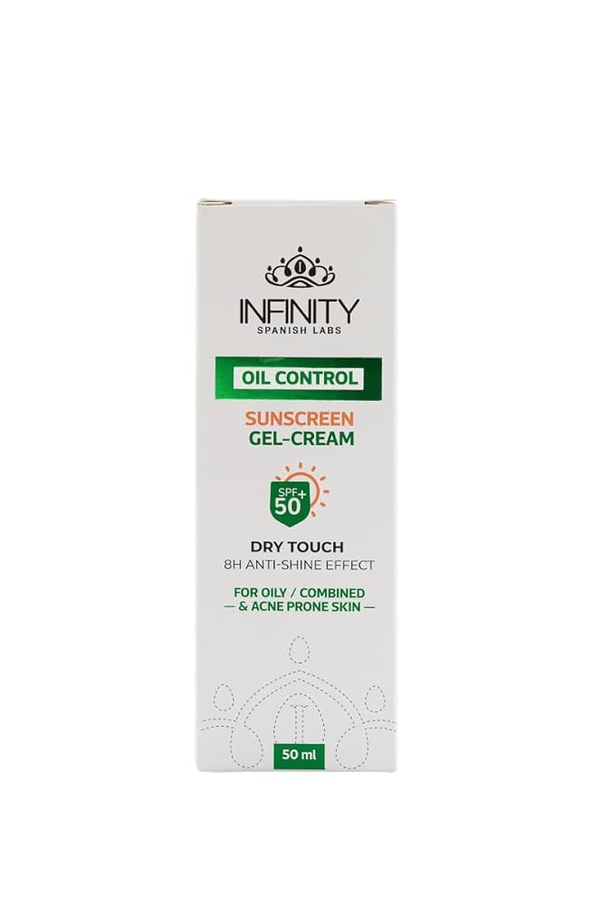 Infinity Oil Control Sunscreen Gel Cream Spf50 50Ml