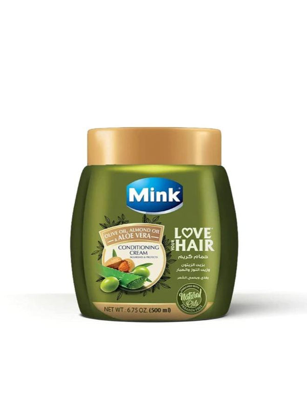 مينك حمام كريم 400جرام زيتون و صبار