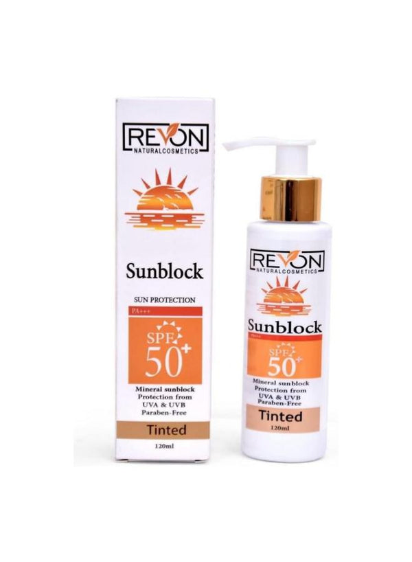 ريفون صن بلوك120مل تنتد غامق