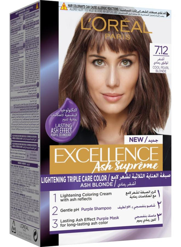 لوريال اكسلانس اشقر لؤلؤ رمادي7,12