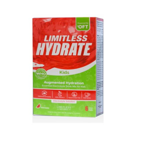 Limitless Hydrate Kids Watermelon 6Sachets