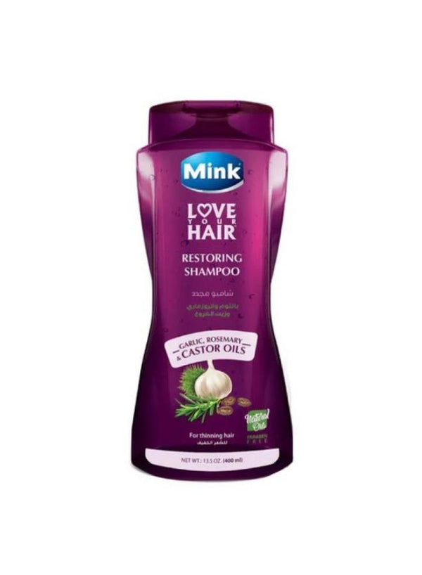 مينك شامبو 700مل ثوم و روزمارى