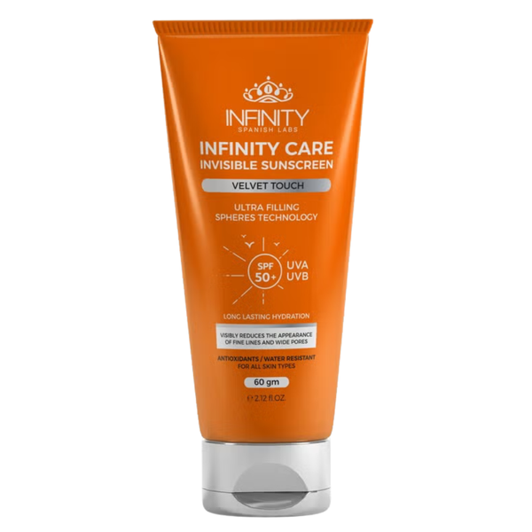 Infinity Care Invisible Velvet Touch Sunscreen Spf 50+ 60Gm