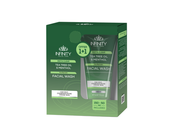 Infinity Facial Care Insta Clear Facial Wash 150Ml+50Ml