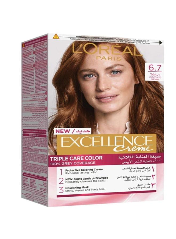 لوريال اكسلانس بنى شوكولا 6.7