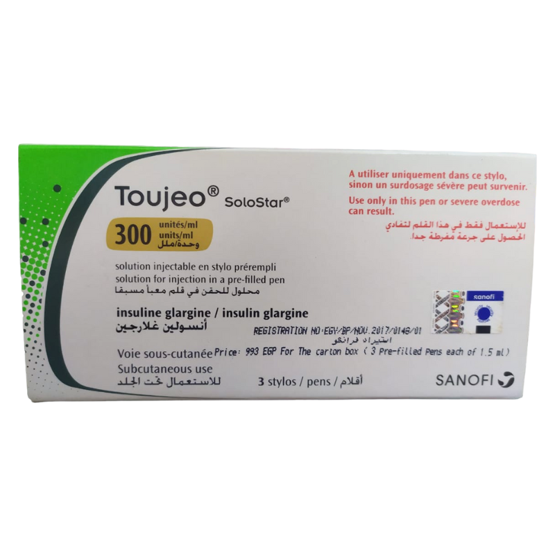 Toujeo 300Units 3 Penثلاجه